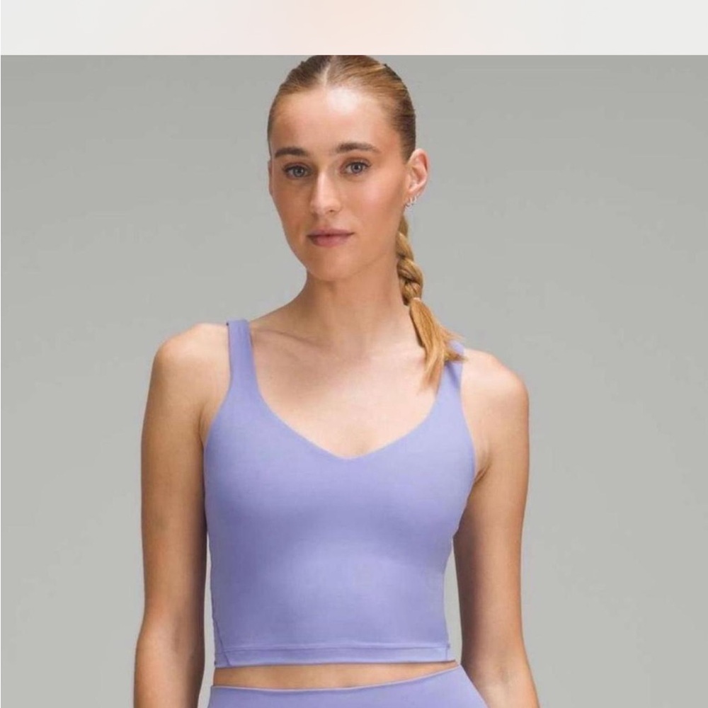 Lululemon NWOT Align Crop Top in Dark Lavender
